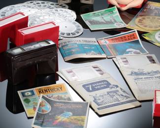 Vintage View-Master & Tru-View Slider 3D Viewer & Reel Lot
