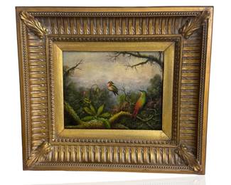 Original Painting Tropical Birds Pauley
