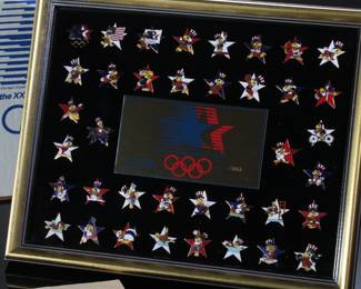 1984 Olympics Pin Set Limited Edition In Box 1982 Series 2
