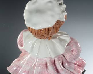 Vintage Italy Zampiva Spaghetti Hair Doll Porcelain figurine
