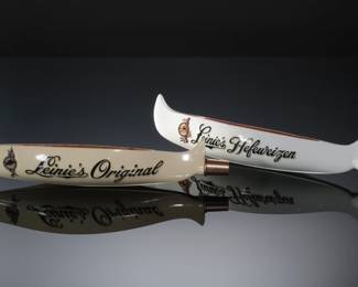 Leinie's Hefeweizen & Original Canoe Beer Tap Handle Pair Leinies 

