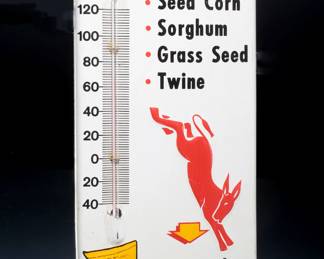 United Hagie Hybrids Seed Advertising Thermometer
