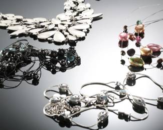 Lot of 13 Costume Jewelry Beaded Necklaces 
