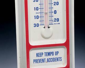 Santa Fe Advertising Thermometer AT&SF
