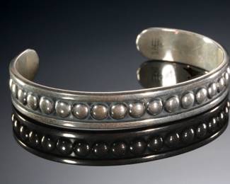 James Avery Sterling Silver Bead Cuff Bracelet
