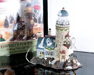 Department 56 Christmas At Salt Bay Lighthouse Heritage Village Collection
