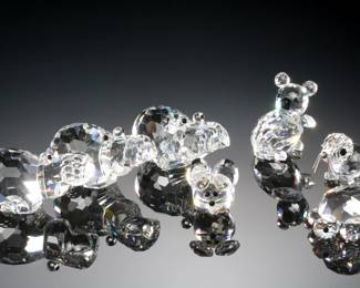 Lot of 7 Swarovski Crystal Animal Figurines  

