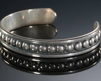 James Avery Sterling Silver Bead Cuff Bracelet
