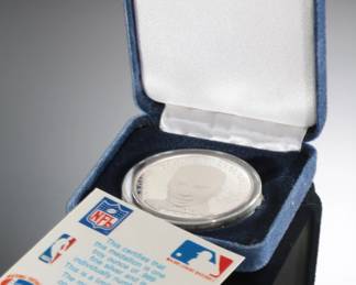 1 Troy Ounce 999 Fine Silver Coin Raghib Rocket Ismail No. 25 Toronto Argonauts
