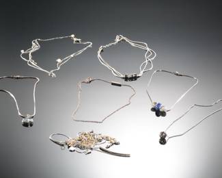 Lot of 10 Costume Jewelry Necklaces 
