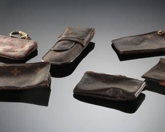 Lot of 6 Small Louis Vuitton Wallets Cases ETC
