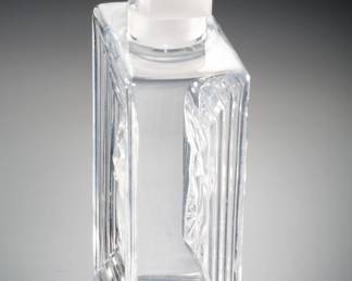 Lalique Crystal Duncan No. 2 Glass Perfume Bottle Decanter
