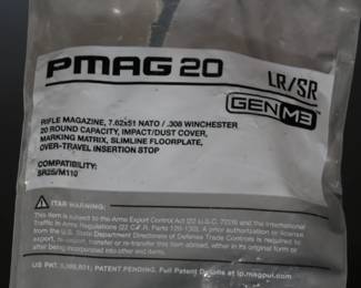 Magpul PMAG 20 Gen M3 7.62x51 Magazine 308 
