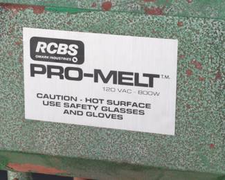 RCBS Pro Melt Lead Melter Reloading Bullet Casting Lead Furnace 
