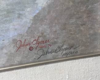 Signed Lithograph John Ford Clymer Sacajawea At The Big Water Framed Numbered Art
