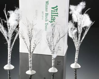 Department 56 Winter Birch Trees&nbsp;Heritage Village Collection
