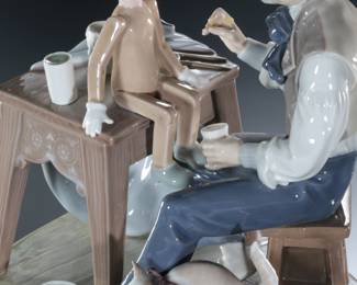 Lladro 5396 The Puppet Painter Porcelain Figurine Pinocchio Geppetto
