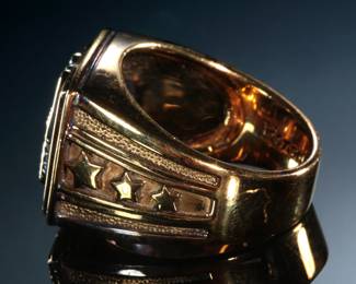 Vintage Protect And Serve Police Ring SZ: 13
