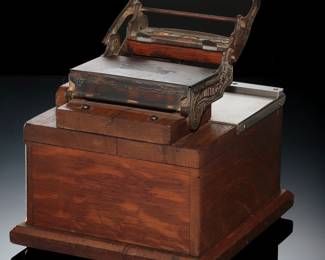 Antique Matthews of Pittsburgh Marking Device Business Card Printing Press
