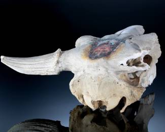 Arlene Hooker Fay Buffalo Skull Art Native American Southwest
