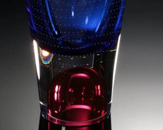 Kosta Boda Goran Warff 40057 Zoom Studio Art Glass Vase
