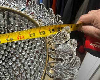 BACCARAT CHANDELIER 20 INCHES ACROSS