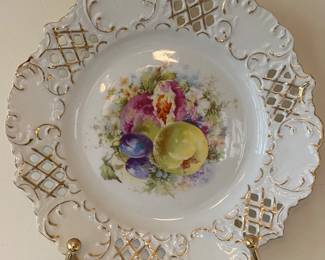 Vintage Hand Painted Plates