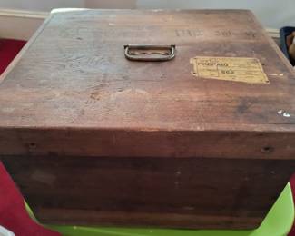 Antique Typewriter Box