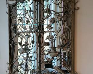 Metal Ornate Mirror