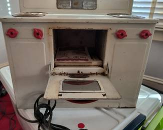 Antique Toy Working Stove