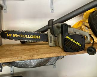 McCulloch electric chainsaw