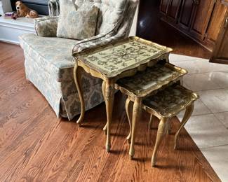 Florentine nesting tables