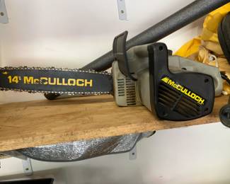 14" McCulloch electric chainsaw