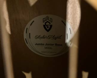 Label inside Guild bass