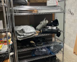NSF chrome shelving
