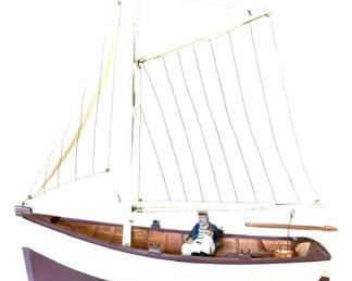 Sailboat Model w Sailor