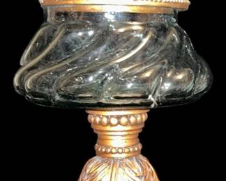 Bronze Potpourri Glass Bowl