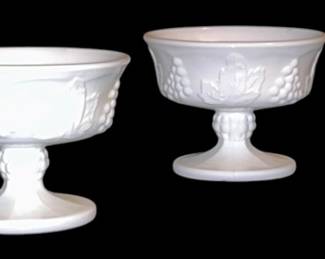 Milk Glass Sherbet Bowls