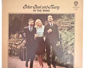 1963 Peter Paul And Mary In The Wind Vinyl