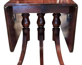 Bassett Furniture Wood Drop Leaf Table