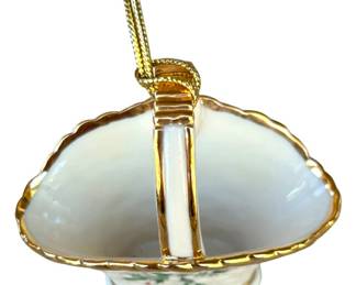 Lenox Holiday Basket Christmas Ornament