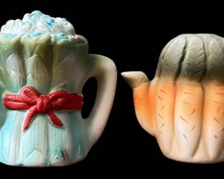 Noble Hall Vegetable Teapot SP Shakers