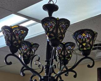 Stained Glass Chandlier