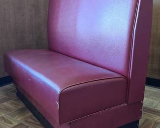 (2) Burgandy Booths