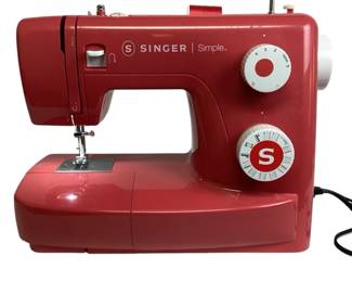 LEMO506 Singer Simple Sewing Machine Berry pink Singer Sewing Machine model #3223BY. Includes instructions,&nbsp;
