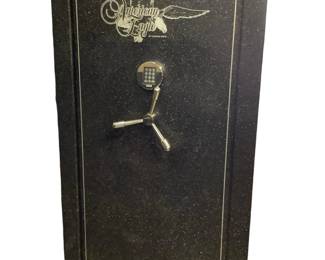 BRDA622 American Eagle Fire Resistant Cannon Safe	This safe comes with additional hinges to adjust shelving, a built in dehumidifier and internal lights.&nbsp;
