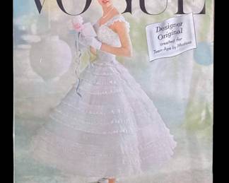 LUGR702 Rare Vintage Vogue Pattern Chantilly Dress 1957 Chantilly dress pattern, size 12. The pattern is cut but complete and useable.
