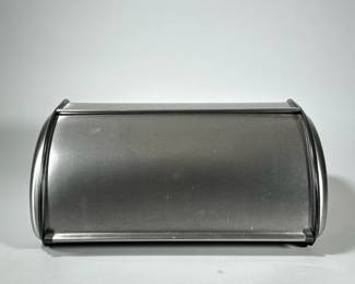 OGGI STAINLESS STEEL BREAD BOX | h. 7 x w. 17 x d. 10 in