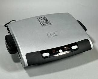 GEORGE FOREMAN GRILL | Grill only, not tested, no catch trays. -  h. 5.5 x w. 16 x d. 13 in