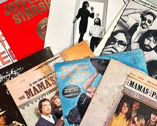 (8pc) CLASSIC ROCK VINYL RECORDS | Vinyl Record Albums including:

Wings At The Speed of Sound (SW-11525)
Jefferson Starship "Red Octopus" (BFL1-0999)
Fleetwood Mac self-titled album (MS 2225)
The Doobie Brothers "Minute by Minute" (BSK 3193)
Kenny Loggins with Jim Messina "Sittin' In" (C 31044)
The Mamas & The Papas "If You Can Believe Your Eyes and Ears" (DS-50006)
The Mamas & The Papas Deliver (D50014)
The Mamas & The Papas self-titled album (D-50010)